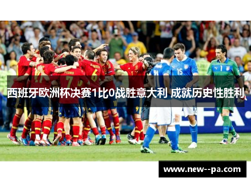 西班牙欧洲杯决赛1比0战胜意大利 成就历史性胜利